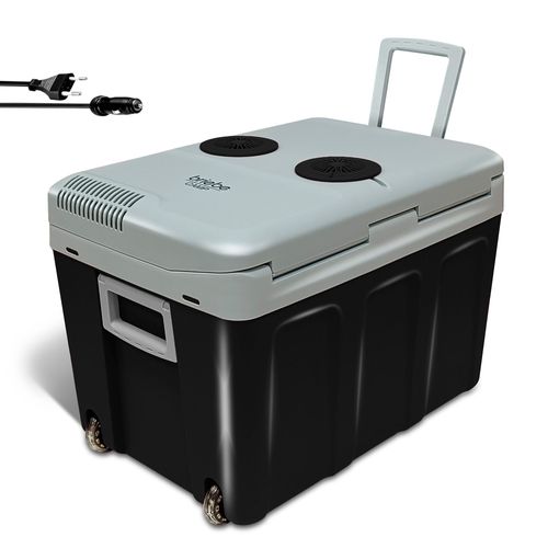 Glacière Électrique portable 40 Litres, 12V / 220 - 240V Voiture et Camping, 58 W, Noir, Briebe, CF1155BLK