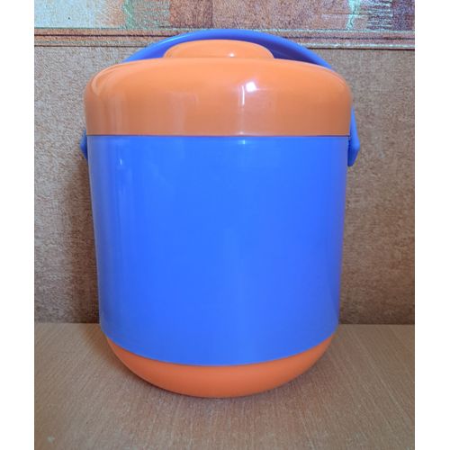 Boite Alimentaire Pour Enfant 2 Tons Bleu Et Orange Non Isotherme