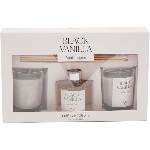 Coffret 2 bougies parfumée et diffuseur 50ml Senteur Vanille