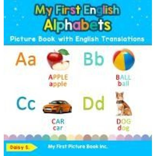 My First English Alphabets Picture Book With English Translations