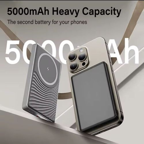 Mlinn-Banque D'alimentation Magnétique Sans Fil, 10000mah, Pd20w, Portable, Mini Taille, Batterie De Rechange Pour Magsafe, Iphone, Samsung, Xiaomi