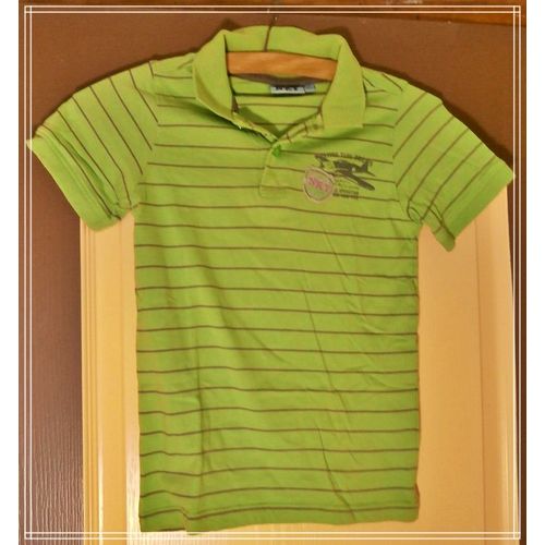 Polo Vert Manches Courtes - Taille 8ans - Nky