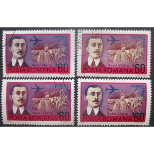 Roumanie Poste Aérienne N°235 X 4 Oblitéré