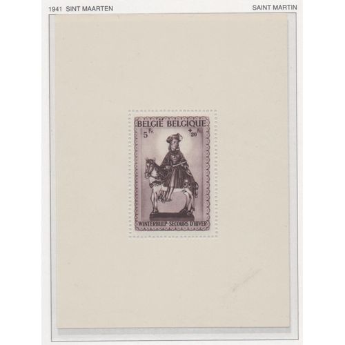 Belgique Timbre Secours D'hiver 1942 , Saint Martin