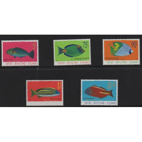 Iles Cocos ( Australie ) Timbres Les Poissons 1997