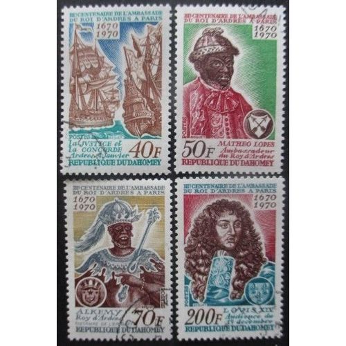 Dahomey Série N°291 Au 294 Oblitéré