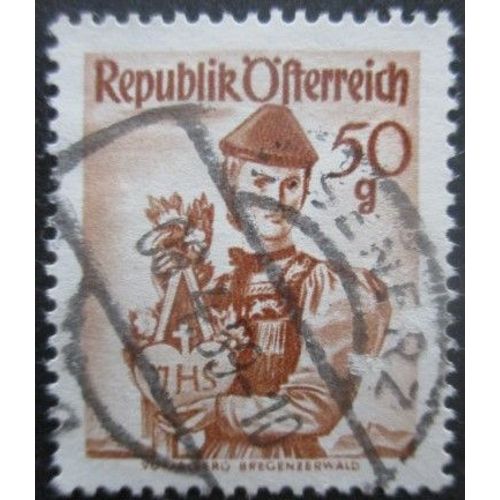 Autriche N°888 Costume Régional Oblitéré