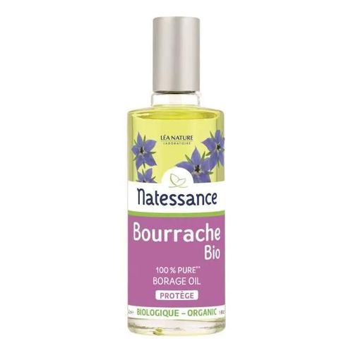 Natessance Huile Végétale Bio Bourrache 50ml 