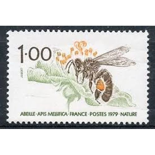 Protection De La Nature : L'abeille Année 1979 N° 2039 Yvert Et Tellier Luxe