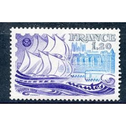 52ème Congrès National De La Fédération Des Sociétés Philatéliques Françaises À Nantes Année 1979 N° 2048 Yvert Et Tellier Luxe