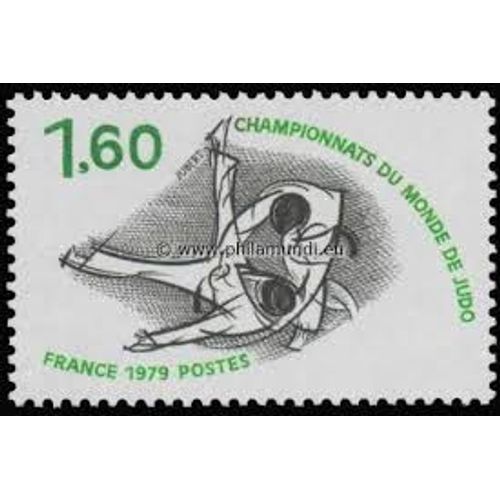 Sport : Championnats Du Monde De Judo Année 1979 N° 2069 Yvert Et Tellier Luxe