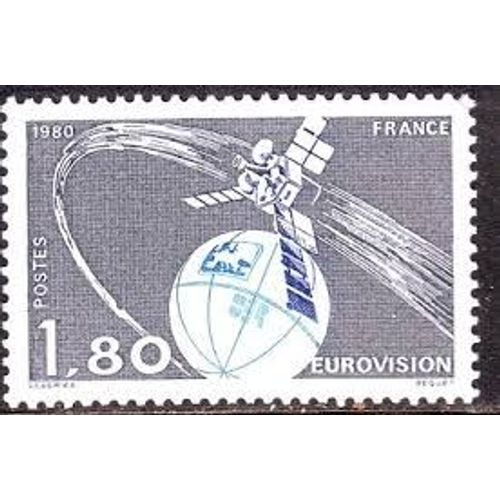 Eurovision : Satellite Année 1980 N° 2073 Yvert Et Tellier Luxe