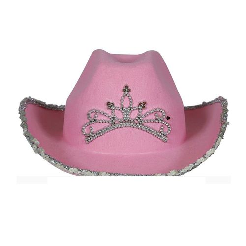 Chapeau De Cowgirl Rose Enfant