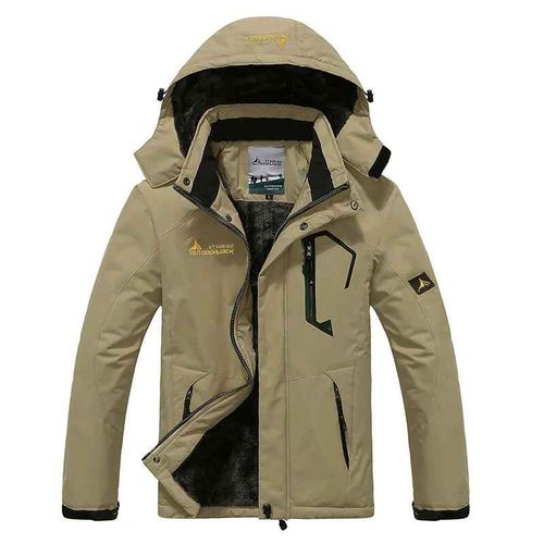 Parka En Peluche Smile Pour Homme,Coupe-Vent,Plus Velours Optique,Chaud,Manteau De Fourrure Noire,Anorak À Capuche Pour Homme,Imperméable,Automne,Hiver