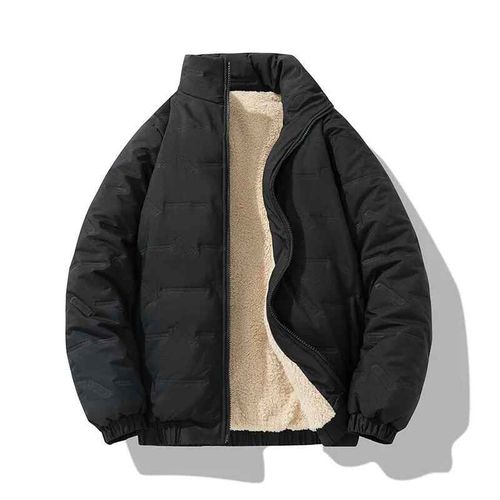 M-8xl Hiver Coupe-Vent Chaud Optique Sourire Vestes Hommes Mode Casual Manteau Mâle Outwear En Plein Air Classique Chaud Adt Plus La Taille