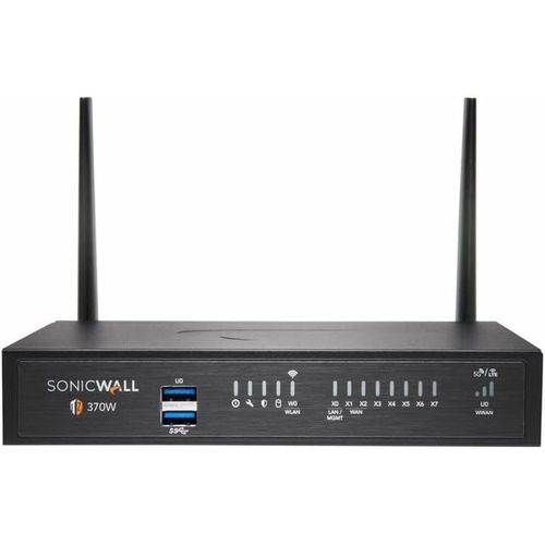 SonicWall TZ370W - Essential Edition - dispositif de sécurité - 1GbE - Wi-Fi 5 - 2.4 GHz, 5 GHz - Programme SonicWALL Secure Upgrade Plus (2 ans d'option) - bureau