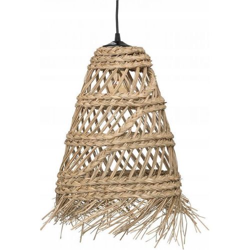 Abat-jour - Suspension - Roseau - Naturel - 28cm diamètre - Salon