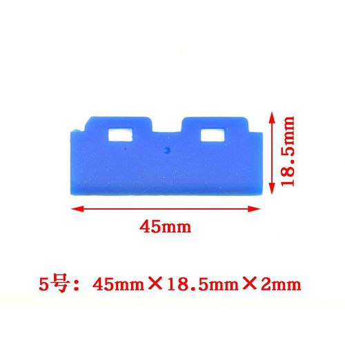 JACA-Essuie-glace en caoutchouc pour imprimante,5 pièces,pour Epson XPfemale DX5 DX7 5113,lame de tête d'impression Mutoh Roland Mimaki,pièces de nettoyage d'essuie-glace - Type NO.5 Blue