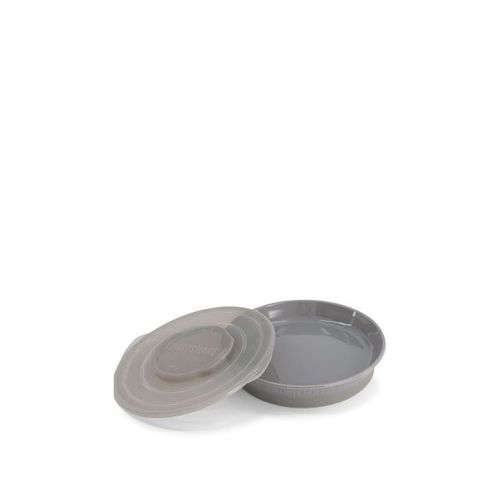 Assiette Bébé +6 Mois Gris Pastel