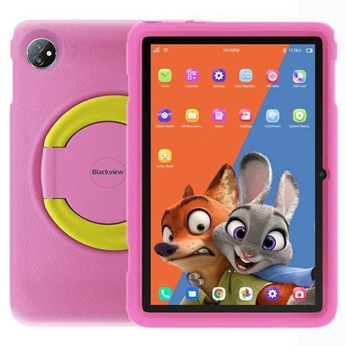 Blackview Tab 8 Kids Tablette Tactile Enfant 10.1" WiFi 6 Android 12 7Go+128Go-SD 1To 8MP+5MP 6580mAh Contrôle Parental - Rose