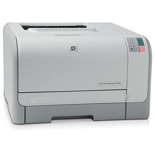 HP Color LaserJet CP1215 - Imprimante - couleur - laser - A4 - 600 ppp - jusqu'à 12 ppm (mono) / jusqu'à 8 ppm (couleur) - capacité : 150 feuilles - USB