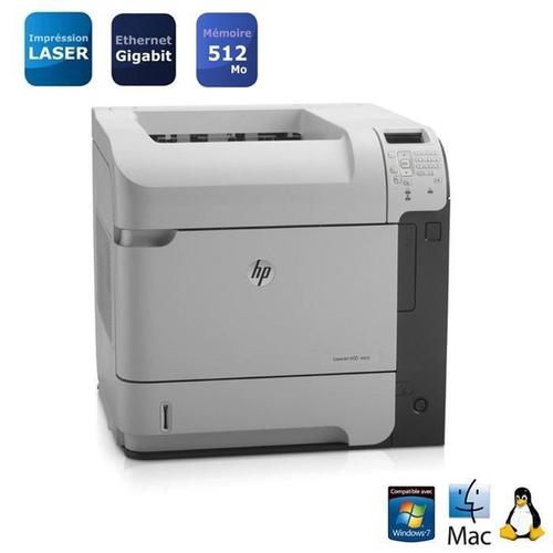 HP LaserJet Enterprise 600 M602n - Imprimante - Noir et blanc - laser - A4/Legal - 1200 x 1200 ppp - jusqu'à 50 ppm - capacité : 600 feuilles - USB, Gigabit LAN