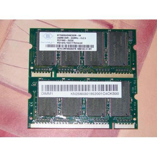 Nanya - Mémoire - 256Mo - DDR SDRAM - So Dimm - PC2700S