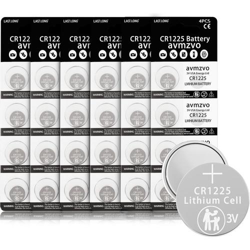 CR1225 Lot de 24 Piles Bouton au Lithium CR1225 3 V.[G1582]