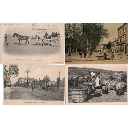 Lot De 44 Cartes Postales Anciennes Diverses De France