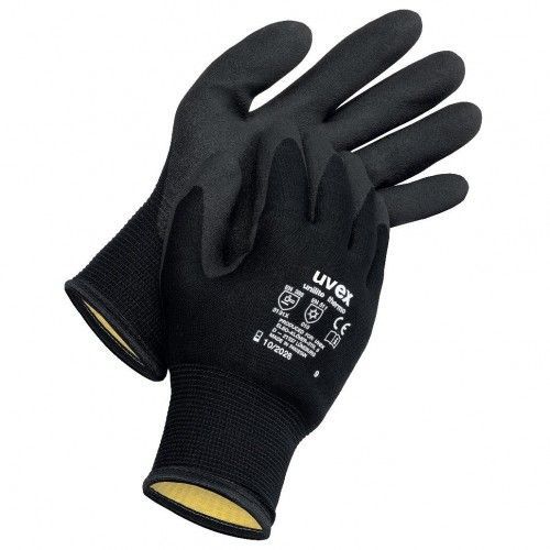 Lot de 3 paires de gants d'hiver à enduction unilite thermo - noir - taille 10 UVEX