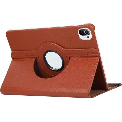 Étui Rotatif Résistant À 360 Degrés Pour Xiaomi Redmi Pad Se 11 "10.6", Housse Mi Pad 5 6 Pro 11 12.4 Pouces, Étuis De Protection Pour Tablette En Cuir Pu-Redmi Pro 12.1-Brown