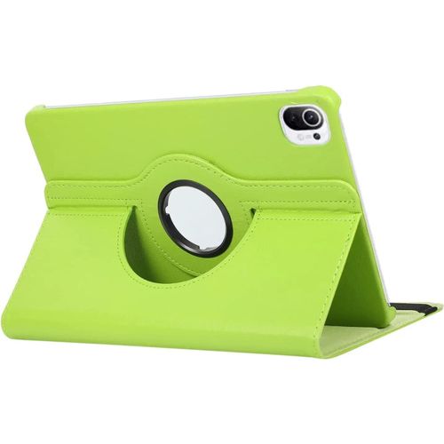 Étui Rotatif Résistant À 360 Degrés Pour Xiaomi Redmi Pad Se 11 "10.6", Housse Mi Pad 5 6 Pro 11 12.4 Pouces, Étuis De Protection Pour Tablette En Cuir Pu-Mipad 6s Pro 12.4-Green