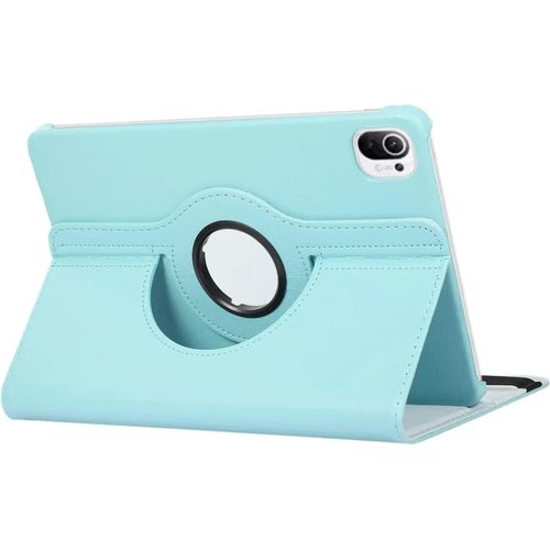 Étui Rotatif Résistant À 360 Degrés Pour Xiaomi Redmi Pad Se 11 "10.6", Housse Mi Pad 5 6 Pro 11 12.4 Pouces, Étuis De Protection Pour Tablette En Cuir Pu-Mipad 5 Pro 12.4-Bleu Ciel