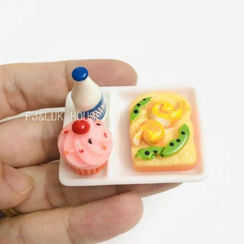 Mini Jouets Alimentaires Miniatures, Échelle 1/6, Maison De Courses, Gâteau, Toast, Chamonix Shop, Blyth, Barbies, Bjd Butter House Kitchen-Style 10