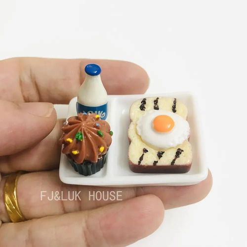 Mini Jouets Alimentaires Miniatures, Échelle 1/6, Maison De Courses, Gâteau, Toast, Chamonix Shop, Blyth, Barbies, Bjd Butter House Kitchen-Style 13