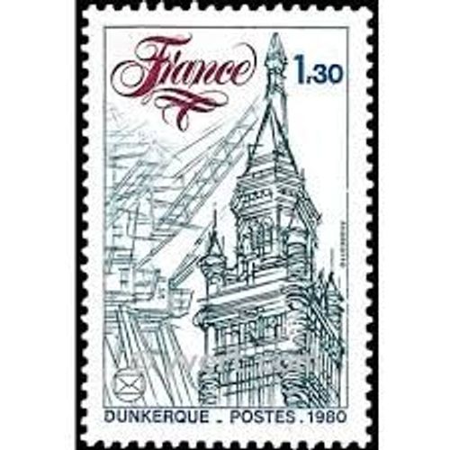 53ème Congrès National De La Fédération Des Sociétés Philatéliques À Dunkerque Année 1980 N° 2088 Yvert Et Tellier Luxe