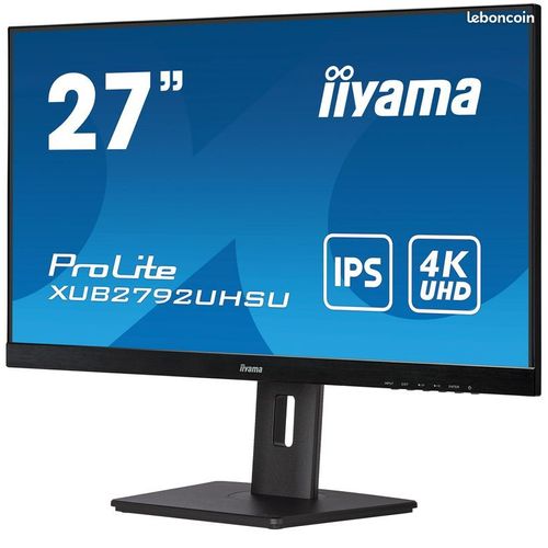 Ecran ultra fin IIYAMA Prolite - XU2493HSU-B6 -23,8" - noir mat