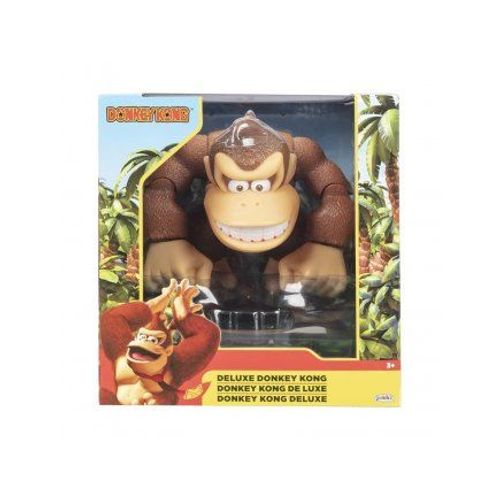 Figurine Donkey Kong Articulee Deluxe 15 Cm, Collector - Super Mario Collection - Personnage, Singe - Set Jouet Et Carte