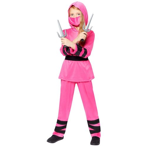 Déguisement Shinobi Dragon Combinaison Rose Fille