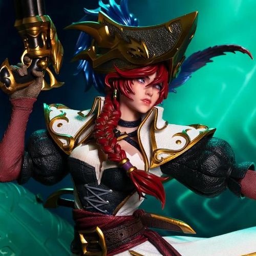 Statue Riot Infinity Studio - League Of Legends - Captain Fortune