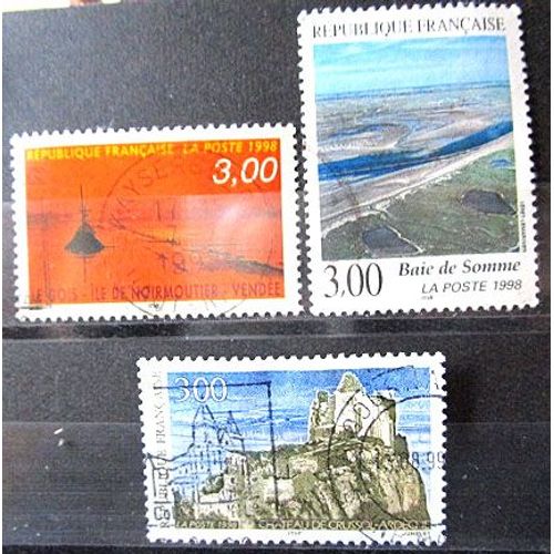 1998. Série Complète F3167 À F3169: Série Touristique.