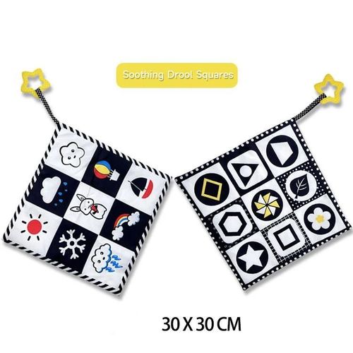 Livre De Nettoyage Mentaires Oriel Montessori Cpull Pour Bébé, Jouets Pour Nouveau-Nés, Noir Et Blanc, Grands Abonnés, 0-12 Mois-C