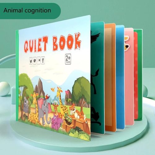 Mon Premier Livre Occupé Montessori Pour Enfants, Pâte, Livre Silencieux, Jouet Pour Enfants, Jeu De Puzzle Assressenti, Nombres D'animaux, Cadeaux Pour Enfants-Animals 858