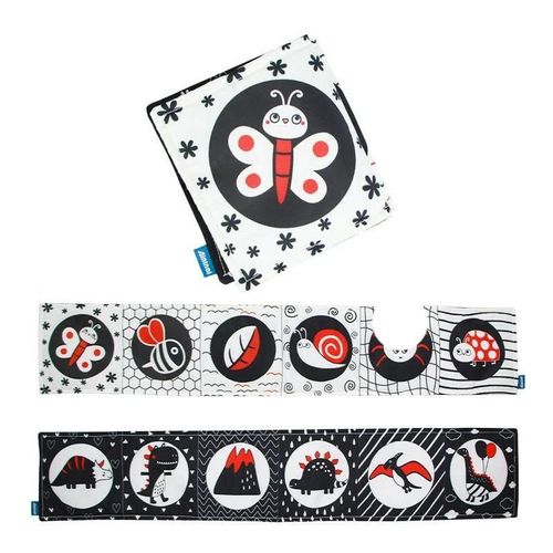 Jouets Montessori Pour Bébé De 0 À 6 Mois, Livre De Grillade Noir Et Blanc Pour Enfants Nettoyage Sensoriel Pour Nouveau-Né-400818