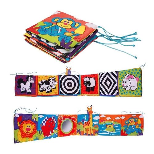 Jouets Montessori Pour Bébé De 0 À 6 Mois, Livre De Grillade Noir Et Blanc Pour Enfants Nettoyage Sensoriel Pour Nouveau-Né-874354