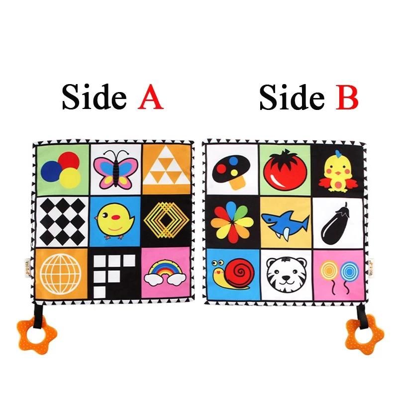 Jouets Montessori Pour Bébé De 0 À 6 Mois, Livre De Grillade Noir Et Blanc Pour Enfants Nettoyage Sensoriel Pour Nouveau-Né-400646