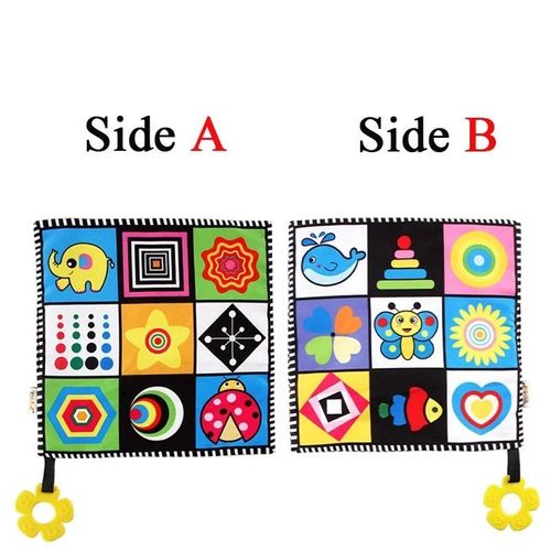Jouets Montessori Pour Bébé De 0 À 6 Mois, Livre De Grillade Noir Et Blanc Pour Enfants Nettoyage Sensoriel Pour Nouveau-Né-400645