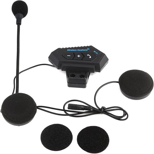 Casque Intercom,Intercom Motocasque Casque Bluetooth 1 Paire Casque De Moto Casque Bt Casque Haut-Parleurs Prise En Charge Des Appels Mains Libres,Système De Communication Bluetooth Pour Moto(Q665)