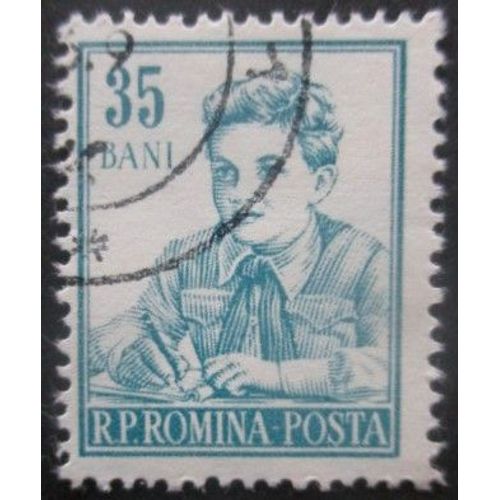 Roumanie N°1387 Pionnier A L'école Oblitéré