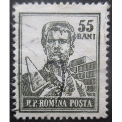 Roumanie N°1389 Maçon Oblitéré